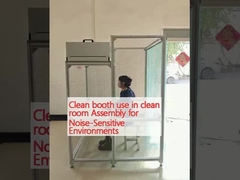 Temiz odalarda temiz kabin kullanımı Gürültü Duyarlı Çevre için Montaj
