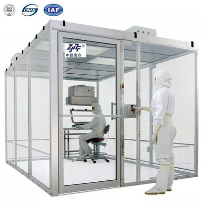 GMP Modüler Temiz Oda Booth ISO 5 6 7 8 Laminer Akış Tozsuz