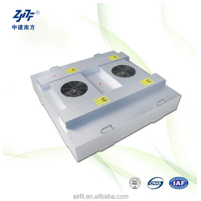 16KG FFU Fan Filtre Birimi SUS304/201 Paslanmaz Çelik/Alüminyum Zenk Kaplı Yaprak Verimliliği 99,99% H14