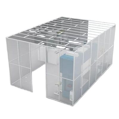 OEM ODM Temiz Oda Booth Sistemi 99.99% ISO 5 6 7 8 Sınıf 10 100 1000