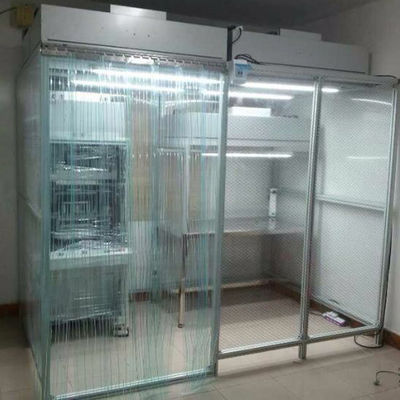 Laminer akış kapaklı modüler temiz oda şasi sessiz çalışma 110V/220V güç kaynağı