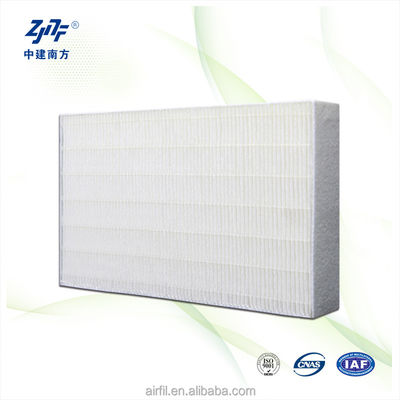 HVAC Sistemi HEPA Değiştirme Cam Elyaf Malzemesi Hava Temizleyicisi Filtre Elemeni Maksimum Nem ≤100%HR Pleiated Filtreler için