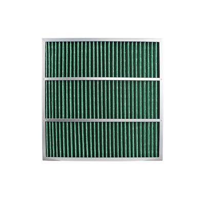G3 G4 Hava Ön Filtresi 5um Panel HVAC Değiştirme için Katlanabilir Dörtgen