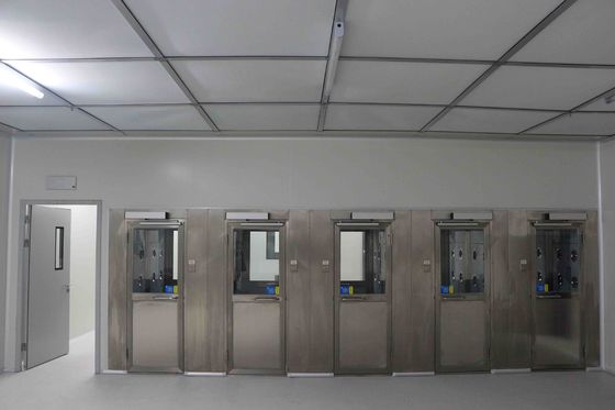Prefabrik Modüler Temiz Oda Sınıf 100 1000 ISO 5 8 Yumuşak PVC Perde Çadırı
