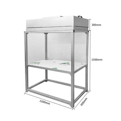 HEPA Laminer Hava Akışı Bench Dikey Kabine 1200m3/H Mantar Atölyesi için