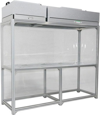 Taşınabilir Laminer Akış Temiz Bench Fan Filtre Birimi Masaüstü Atölyesi Ekipmanı