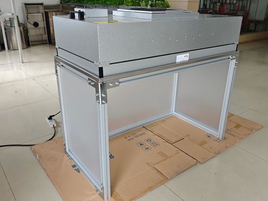 1200*600*740MM Masa Boyutu 99.99% Filtre Etkinliği ve Akrilik/Alüminyum malzemesi ile Laminer Akış Kapusu