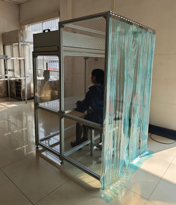 Galvanizli çelik temizlik odası, %99.99 filtre verimliliği ve %99.999 verimlilik Hepa filtreleri ile