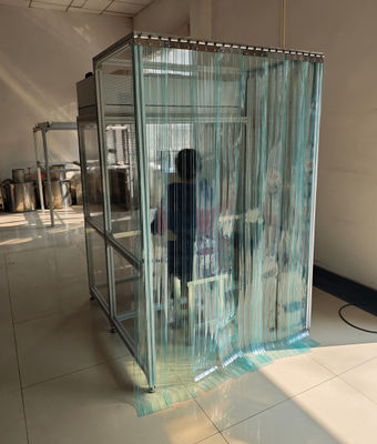 % 20 % 30 Taze hava kaynağı Paslanmaz çelik / galvanizli çelik ve % 99.99 0.3um filtre verimliliği ile temiz oda kabin