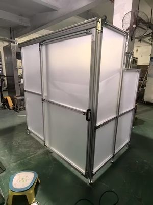 Pozitif basınçta korunur Temiz oda kabin Şeffaf kapaklı kısa kurulum döngüsü