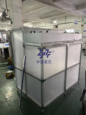 Şeffaf Kapak Akustik Telefon Kabin 99.99% 0.3um Filtre Etkinliği ile hava geçirmez ve görünür çalışma alanı