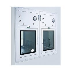 UV Işıklı Özelleştirilebilir Çift Kapılı Temiz Oda Geçiş Kutusu