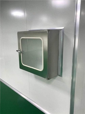 Temiz Oda için HEPA Filtreler ve Üfleyiciler Paslanmaz Çelik Geçiş Kutusu Kendini Temizleme Dolaşım Sistemi