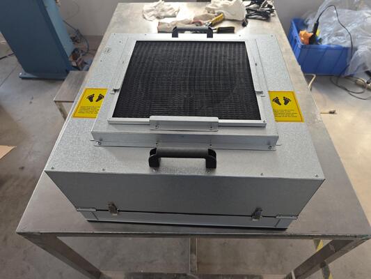 quality H14 HEPA Laminer Akış FFU Fan Filtre Ünitesi Paslanmaz Çelik Temiz Oda Hava Filtrasyonu İçin factory