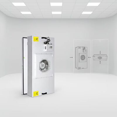 quality Temiz odalar için SUS304 paslanmaz çelik çerçeve ve üç hızlı kontrolü olan H14 HEPA fan filtre ünitesi factory