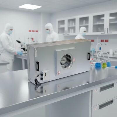 quality Temiz odalar için SUS304 paslanmaz çelik çerçeve ve üç hızlı kontrolü olan H14 HEPA fan filtre ünitesi factory