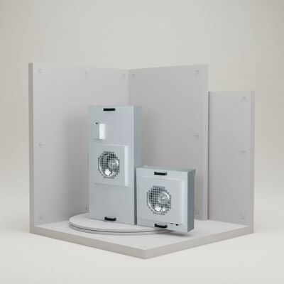 quality Temiz odalar için SUS304 paslanmaz çelik çerçeve ve üç hızlı kontrolü olan H14 HEPA fan filtre ünitesi factory