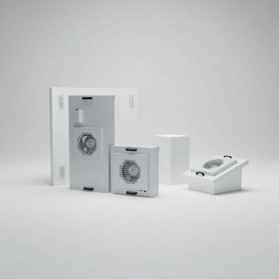 quality Temiz odalar için SUS304 paslanmaz çelik çerçeve ve üç hızlı kontrolü olan H14 HEPA fan filtre ünitesi factory